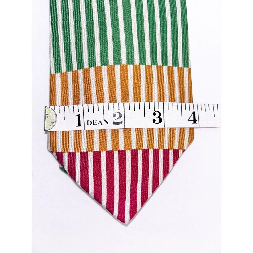 J. Crew Colorful Silk Tie Made in USA